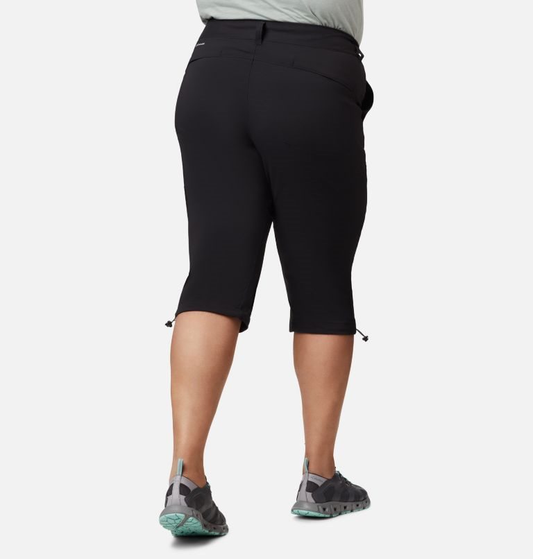 Pantaloni Columbia Saturday Trail II Knee Dama Negrii | Plus Size RDSZ7M9QA